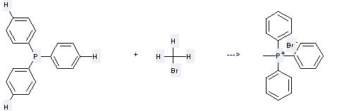 Phosphonium,methyltriphenyl-, bromide (1:1) can be prepared by triphenylphosphane and bromomethane at the ambient temperature